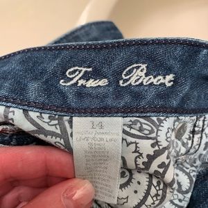 American eagle, true boot cut, jeans